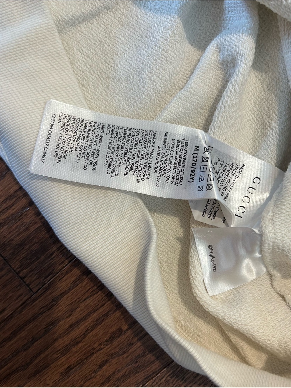 Gucci Cream Sweatshirt with Doraemon Logo - Picture 5 of 6
